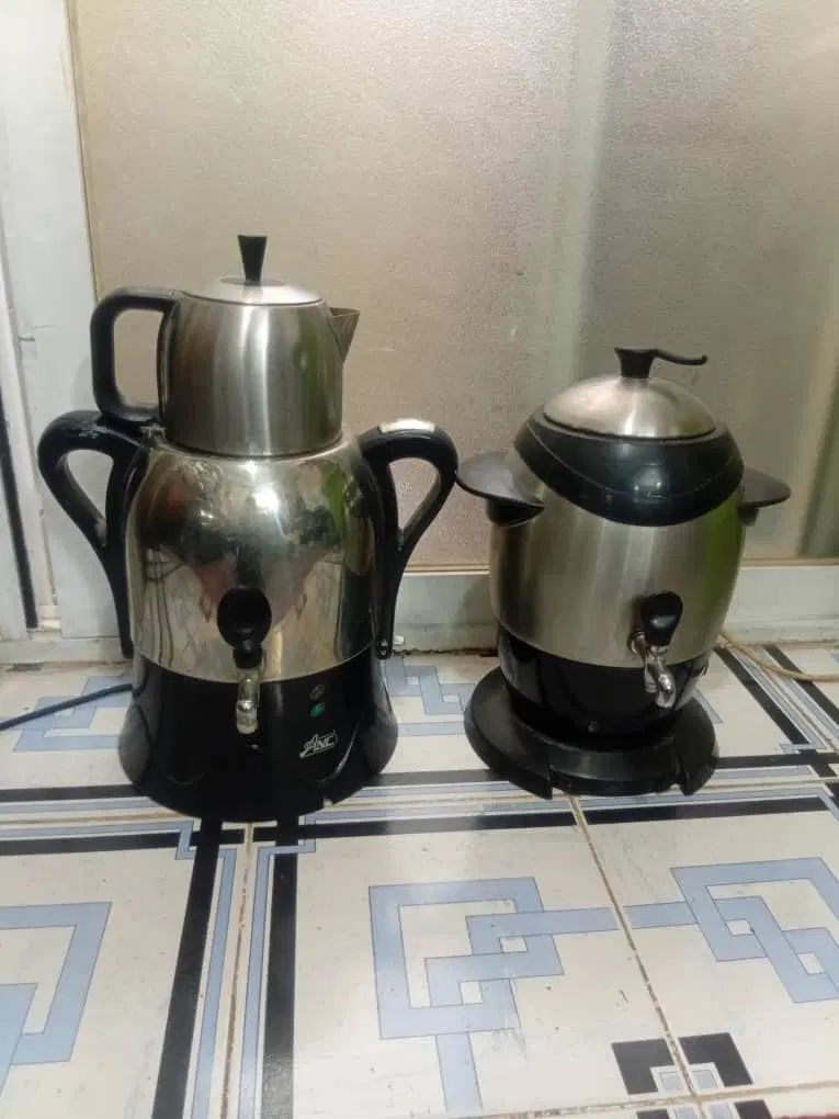 کتری سماور برقی استیل خارجی اتومات سالم و تمیز|سماور، چای‌ساز، قهوه‌ساز|اصفهان, شیخ اشراق|دیوار