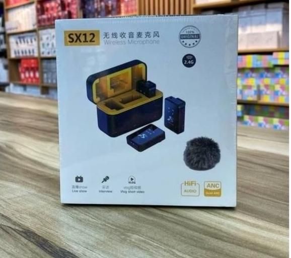 میکروفون یقه ای بیسیم ۲کاربرهsx12رینگ لایت سه پایه|دوربین عکاسی و فیلم‌برداری|مشهد, وکیل‌آباد|دیوار
