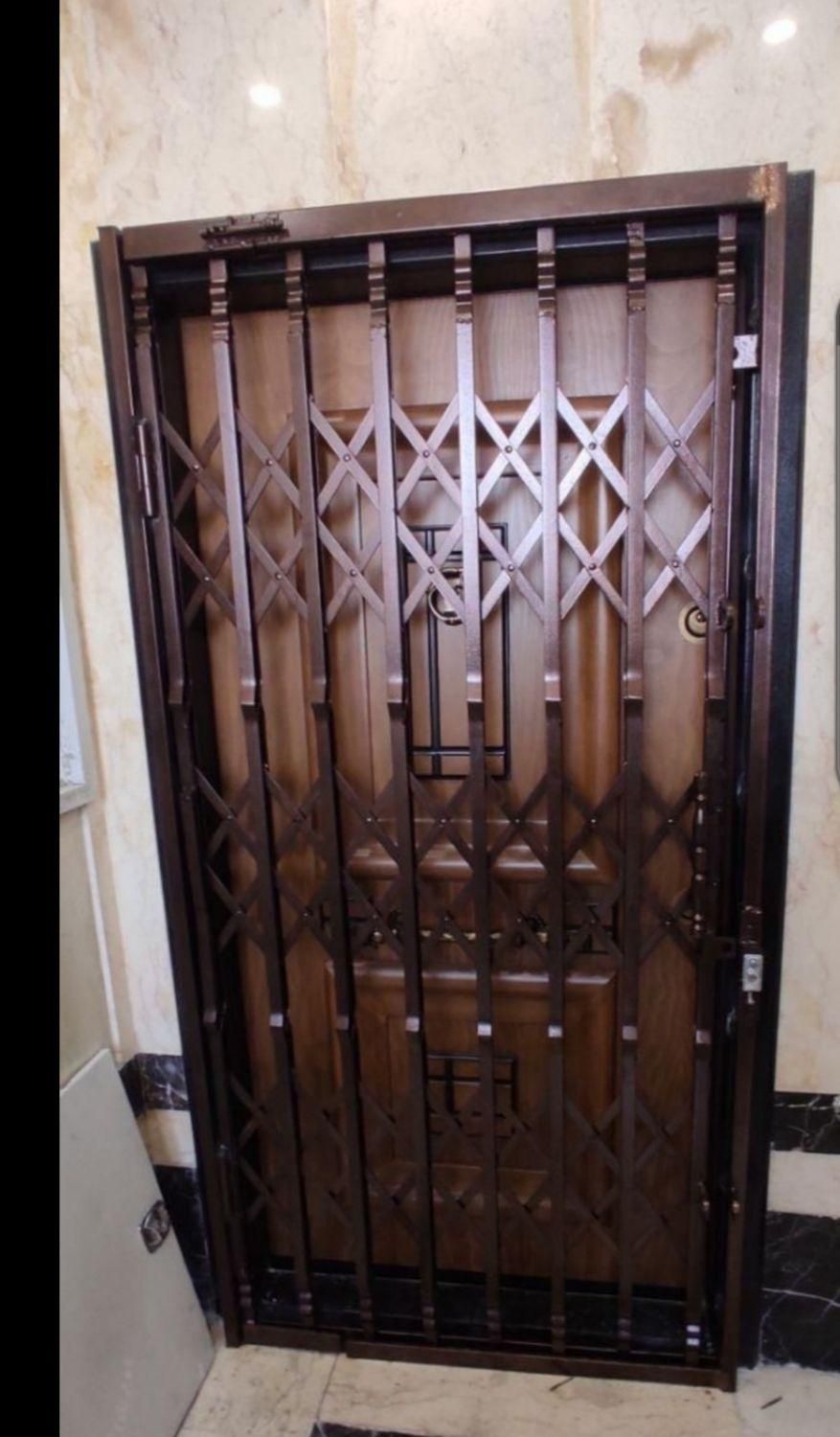 درب .حفاظ کشویی .آکاردئونی.محافظ درب ضد سرقت|مصالح و تجهیزات ساختمان|بندرعباس, |دیوار