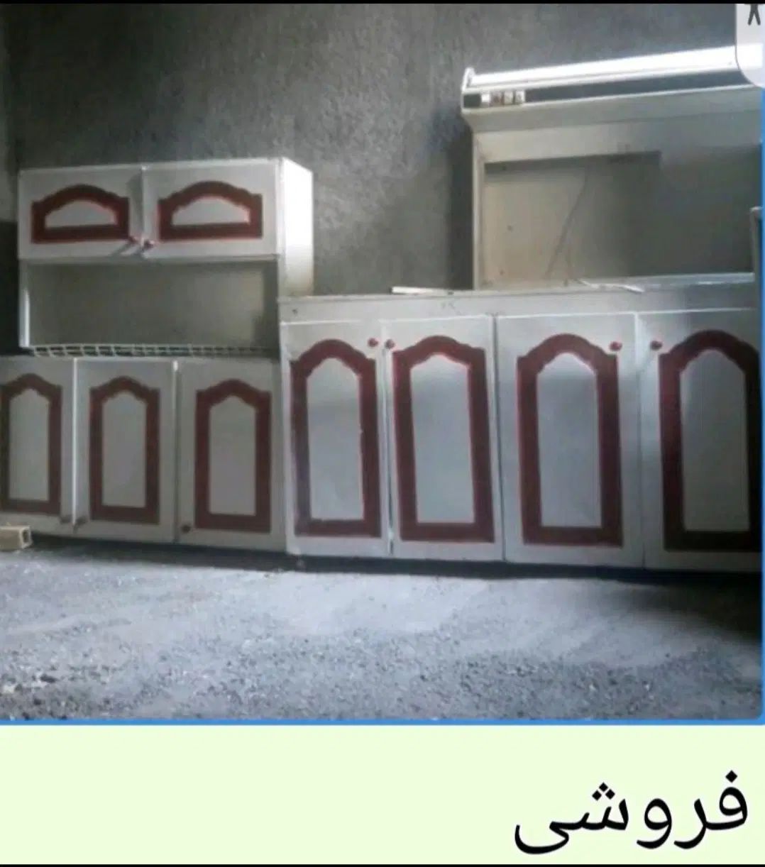 کابینت ابچکان وهود جنس ورق آلومینیوم در حد نو|جاکفشی، کمد، دراور|آبدانان, |دیوار
