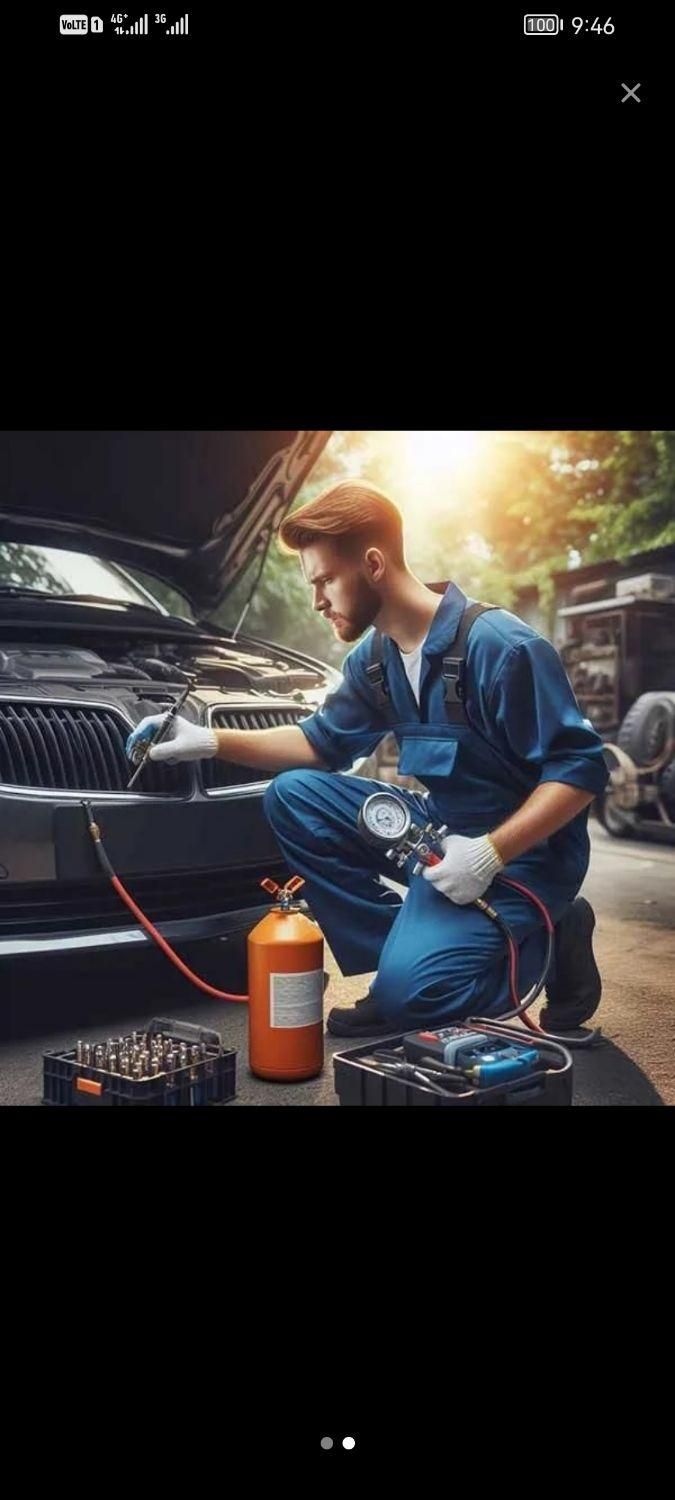 شارژ گاز کولر 700ت|خدمات موتور و ماشین|مشهد, ایثارگران|دیوار