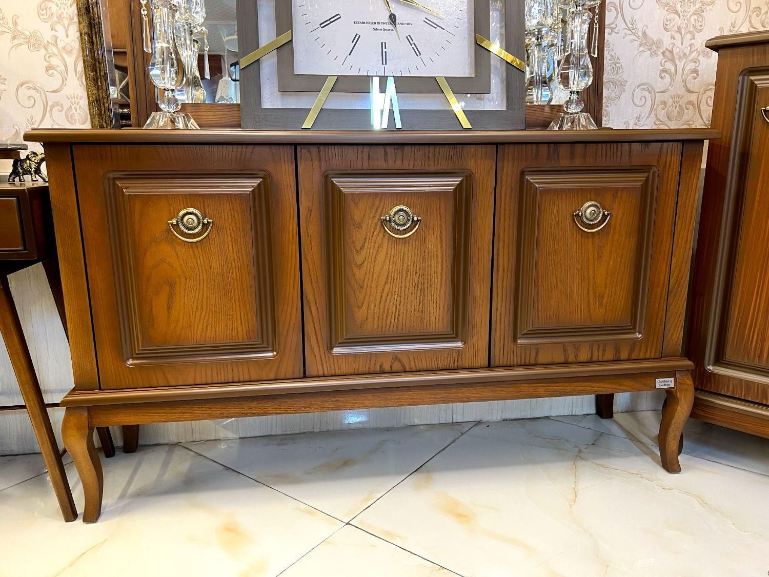 آینه و کنسول سه درب مدل پرنس|بوفه، ویترین، کنسول|ملارد, |دیوار