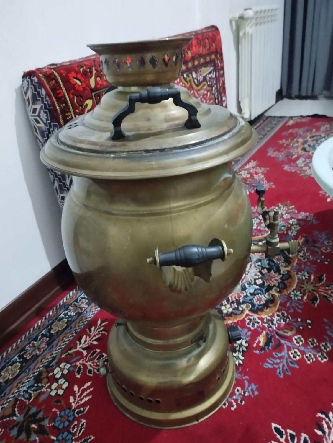 سماور گازی برنجی|سماور، چای‌ساز، قهوه‌ساز|تهران, نظام‌آباد|دیوار