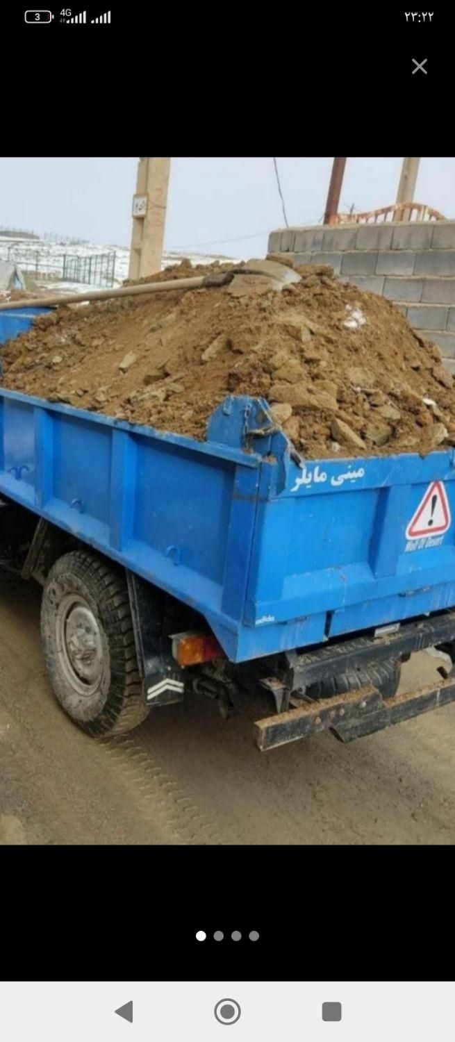 حمل ماسه .نخاله.پوکه.شن.آجر نیسان کمپرسی|خدمات حمل و نقل|خرمآباد, |دیوار