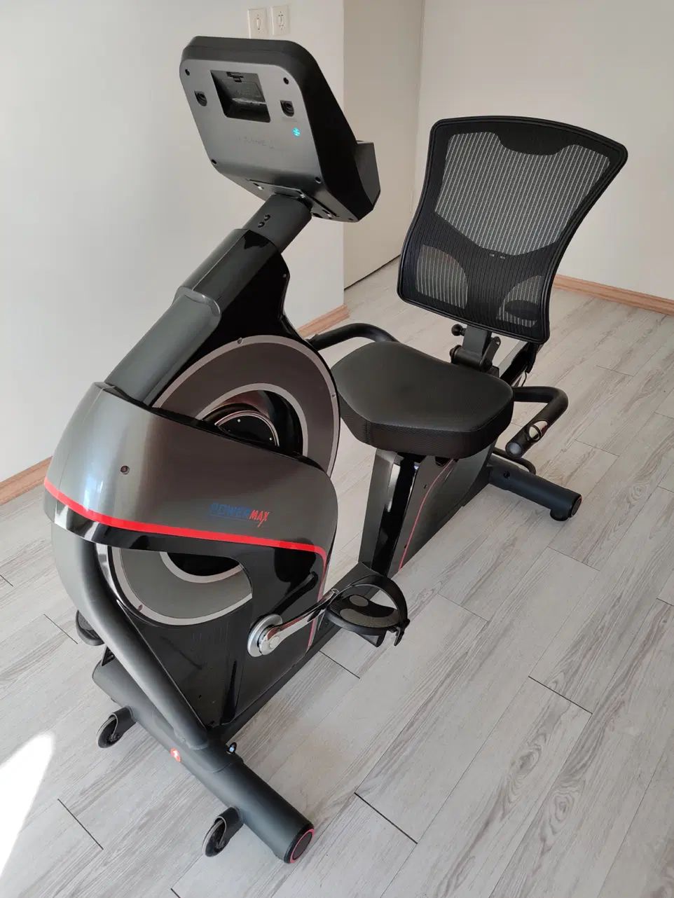 دوچرخه ثابت مبله Powermax نو|تجهیزات ورزشی|مشهد, ملک‌آباد|دیوار