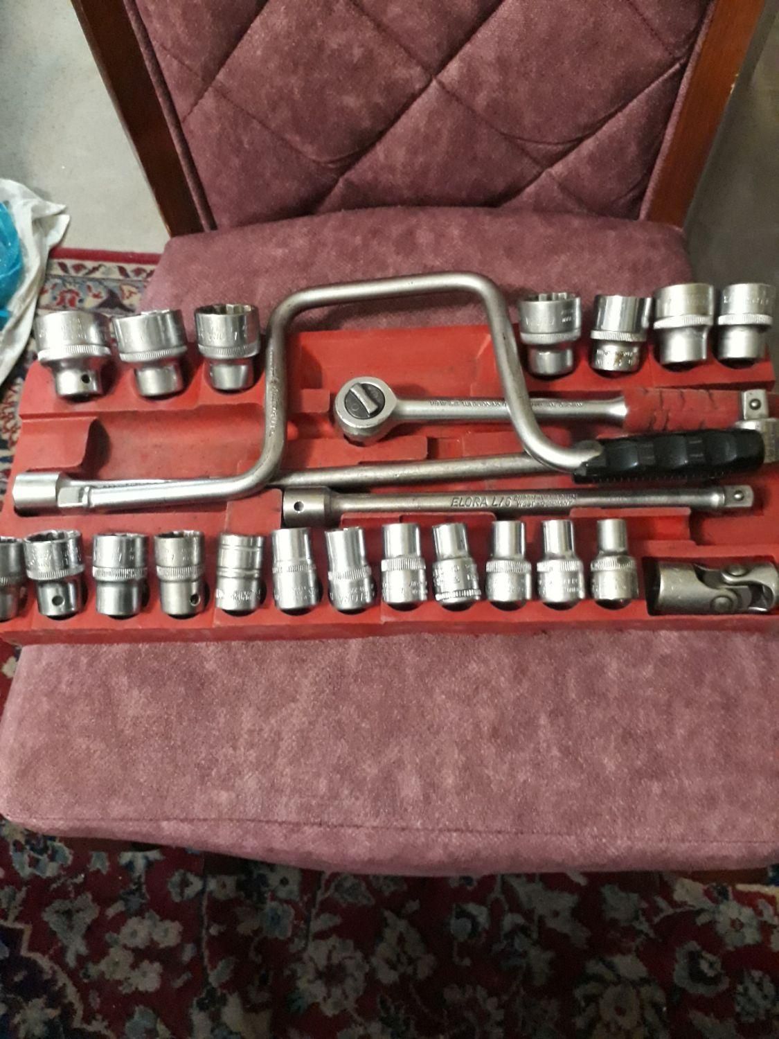 آچار بکس المانی قدیمی الورا سالم ۱۰ تا ۳۲|ابزارآلات|تهران, امین حضور|دیوار