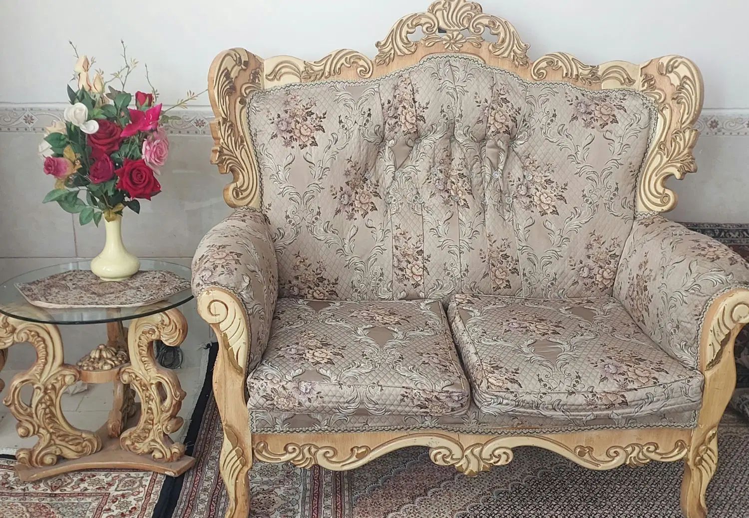 مبل ۷ نفره با میز عسلی|مبلمان خانگی و میز عسلی|تهران, تاکسیرانی|دیوار