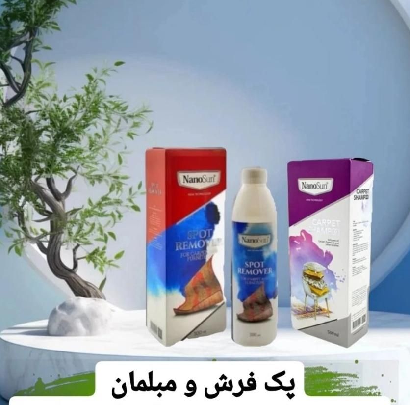 پک لکه بروشامپوفرش نانوسان آلمان|مواد شوینده و دستمال کاغذی|سنندج, |دیوار