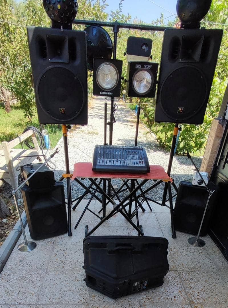 سیستم صوتی کامل با دوعدمیکروفن بیسیم|سیستم صوتی خانگی|فردیس, منظریه|دیوار