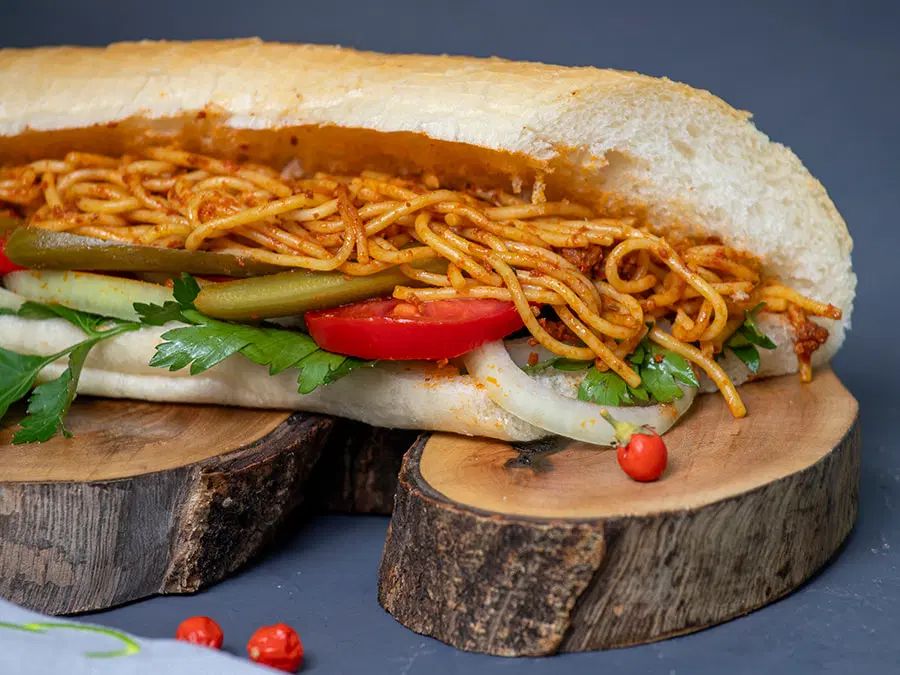 ساندویچ ماکارانی خونگی فقط ۳۵هزارتومن|خوردنی و آشامیدنی|نیشابور, عدالت|دیوار