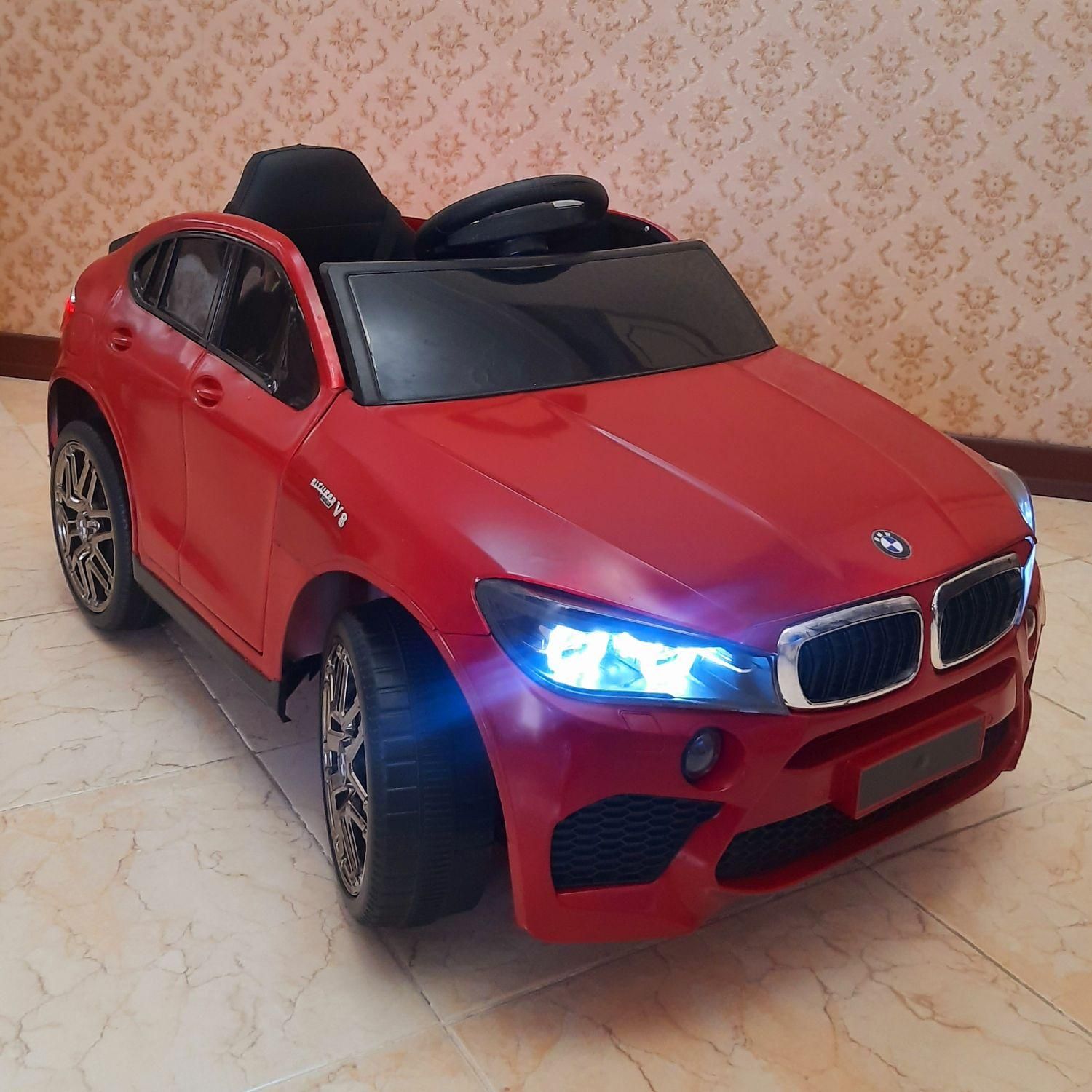 ماشین شارژی BMW چهار موتوره موزیکال (چک صیادی)|اسباب‌بازی بچه|یزد, |دیوار