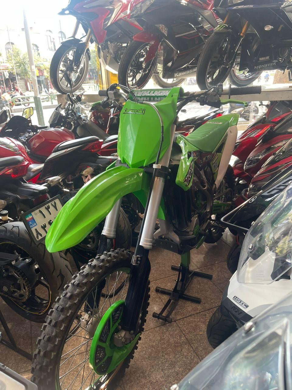 موتور کاوازاکی مدل kx250 کراس سند دار 2015|موتورسیکلت|تهران, گمرک|دیوار
