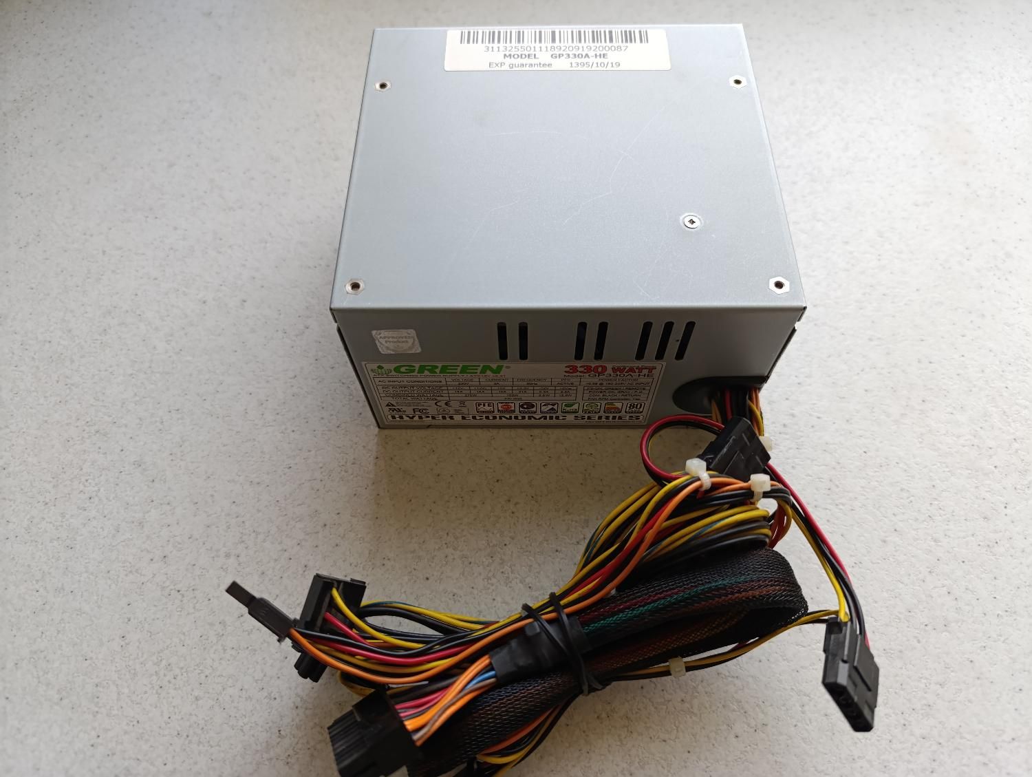 منبع تغذیه کامپیوتر گرین GP330A-HE 330W|قطعات و لوازم جانبی رایانه|تهران, نیرو هوایی|دیوار