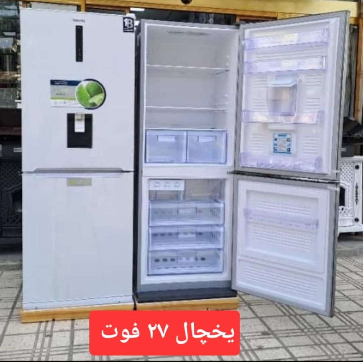 یخچال ۲۷ فوت جنرال آبریز دار|یخچال و فریزر|قم, تعویض پلاک|دیوار