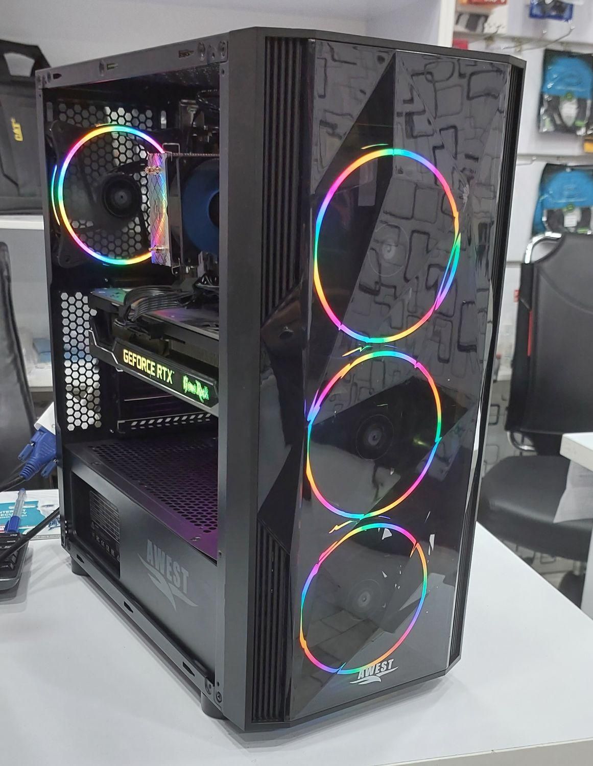 معاوضه جعبه کیس RGB|قطعات و لوازم جانبی رایانه|قم, صفائیه|دیوار