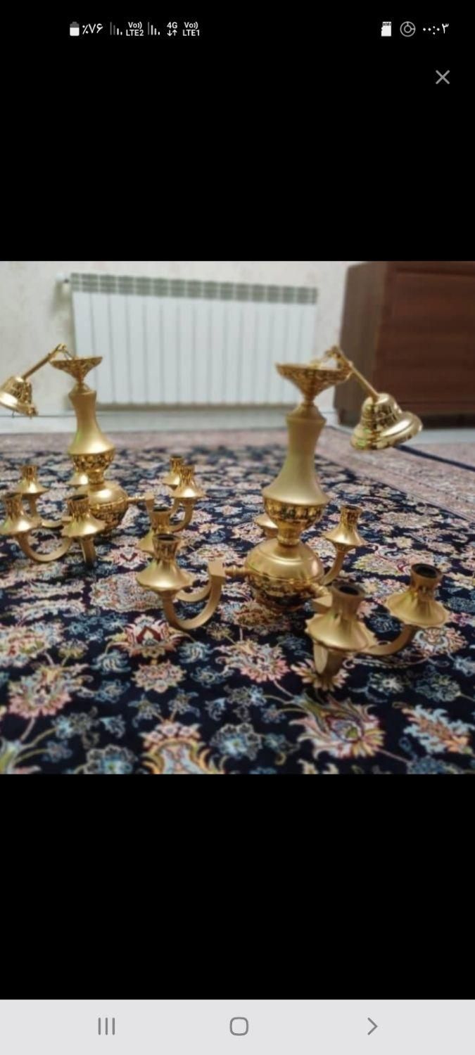خریدار وفروشنده لوستر های برنزی|لوستر و چراغ آویز|کرج, گلشهر ویلا|دیوار