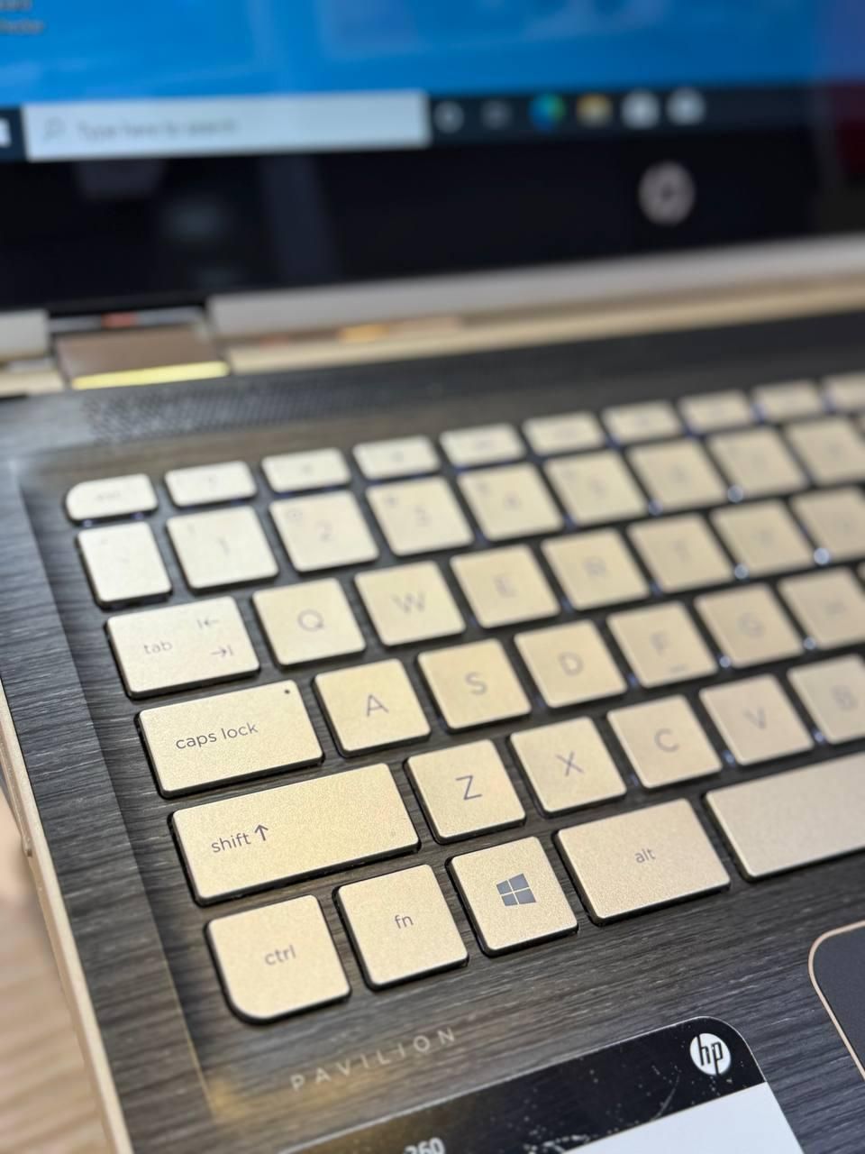 HP Pavilion 360 touch Gold|رایانه همراه|اهواز, زیتون کارمندی|دیوار