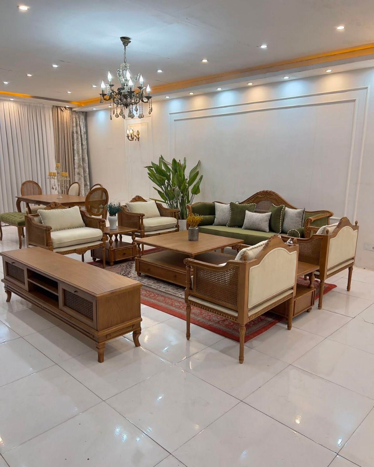 انواع مبل کاجی حصیری ترند و به روز|مبلمان خانگی و میز عسلی|قزوین, |دیوار