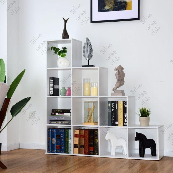 کتابخانه قفسه پله ای|کتابخانه، شلف، قفسههای دیواری|تهران, پاسداران|دیوار