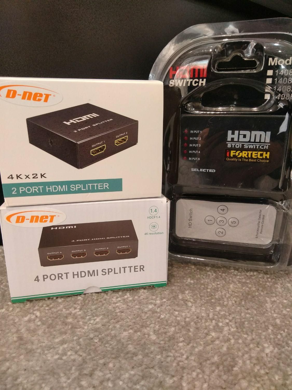 اسپلیتر-سوییچ اچ دی ام آی/HDMI Spliter/HDMI Switch|قطعات و لوازم جانبی رایانه|مشهد, کوثر|دیوار