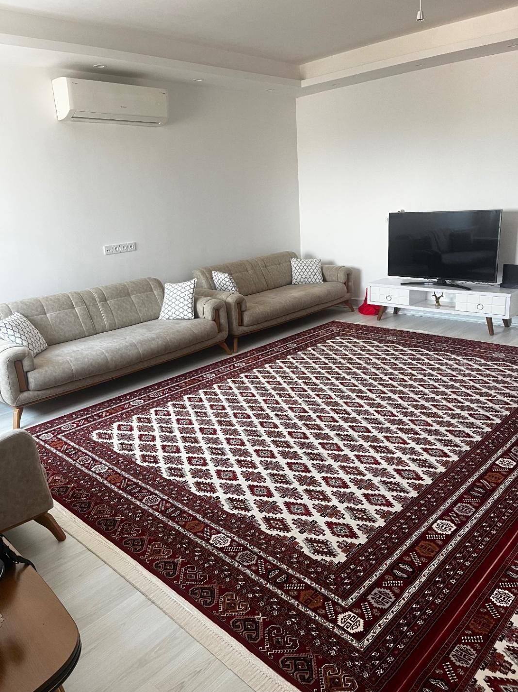 فرش هزارشانه بازوبندی|فرش|آق قلا, |دیوار