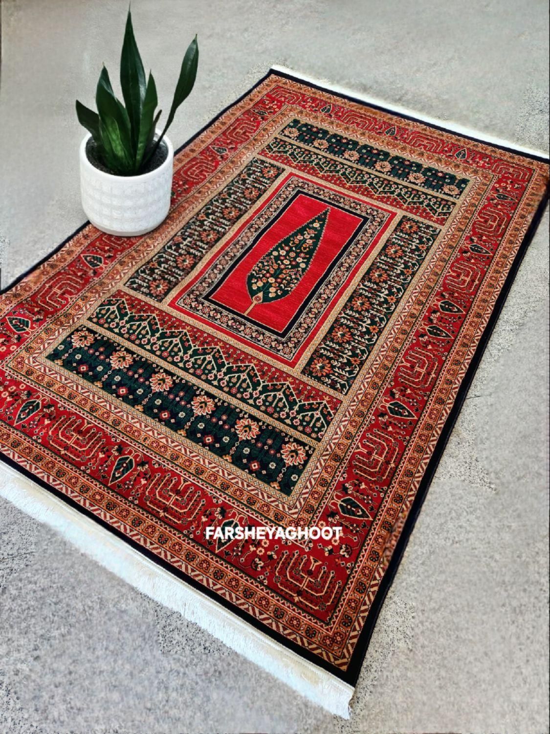 فرش ماشینی هیوا کد 507 سرمه ای بوستان 700شانه|فرش|تهران, ائمه اطهار|دیوار