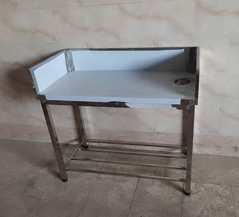 میز استیل / میزکار استیل/ میز مرغی/ میزتخته کار|کافی‌شاپ و رستوران|رباط‌کریم, رباط‌کریم|دیوار