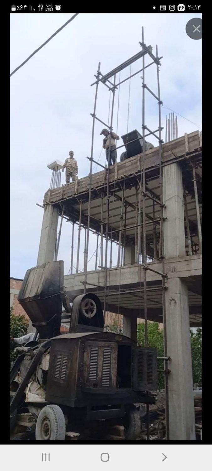 بتن ریزی بادستگاه خلاطه|خدمات پیشه و مهارت|بابل, |دیوار