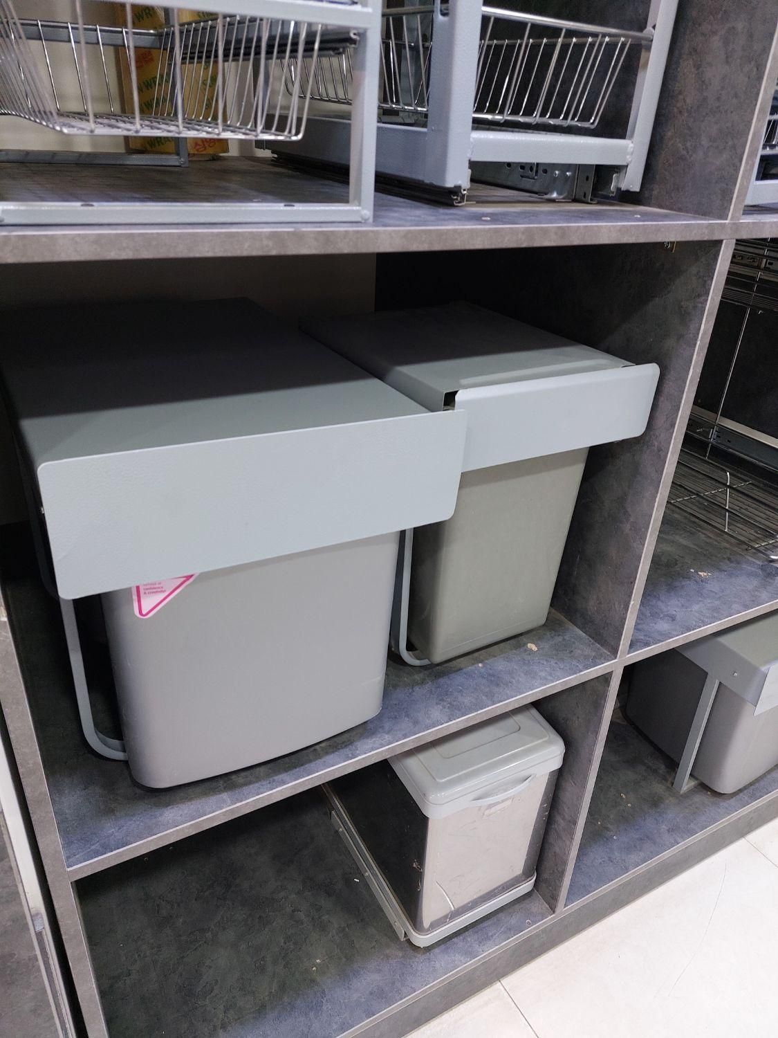 سطل زباله تک ریلی کابینتی|لوازم نظافت|اراک, |دیوار