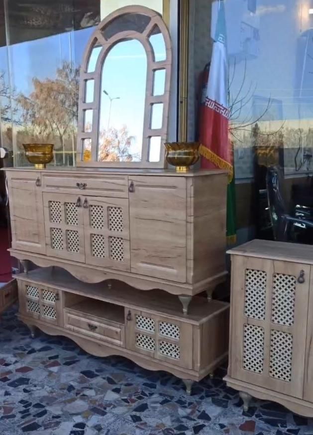 کنسول و میز تیوی مدل حصیری|بوفه، ویترین، کنسول|اردبیل, |دیوار