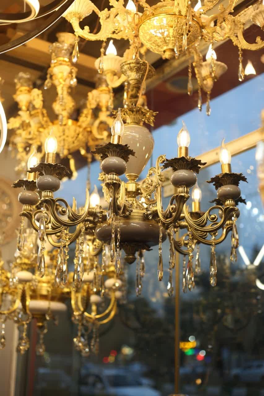 لوستر سلطنتی جدید|لوستر و چراغ آویز|مشهد, رضاشهر|دیوار