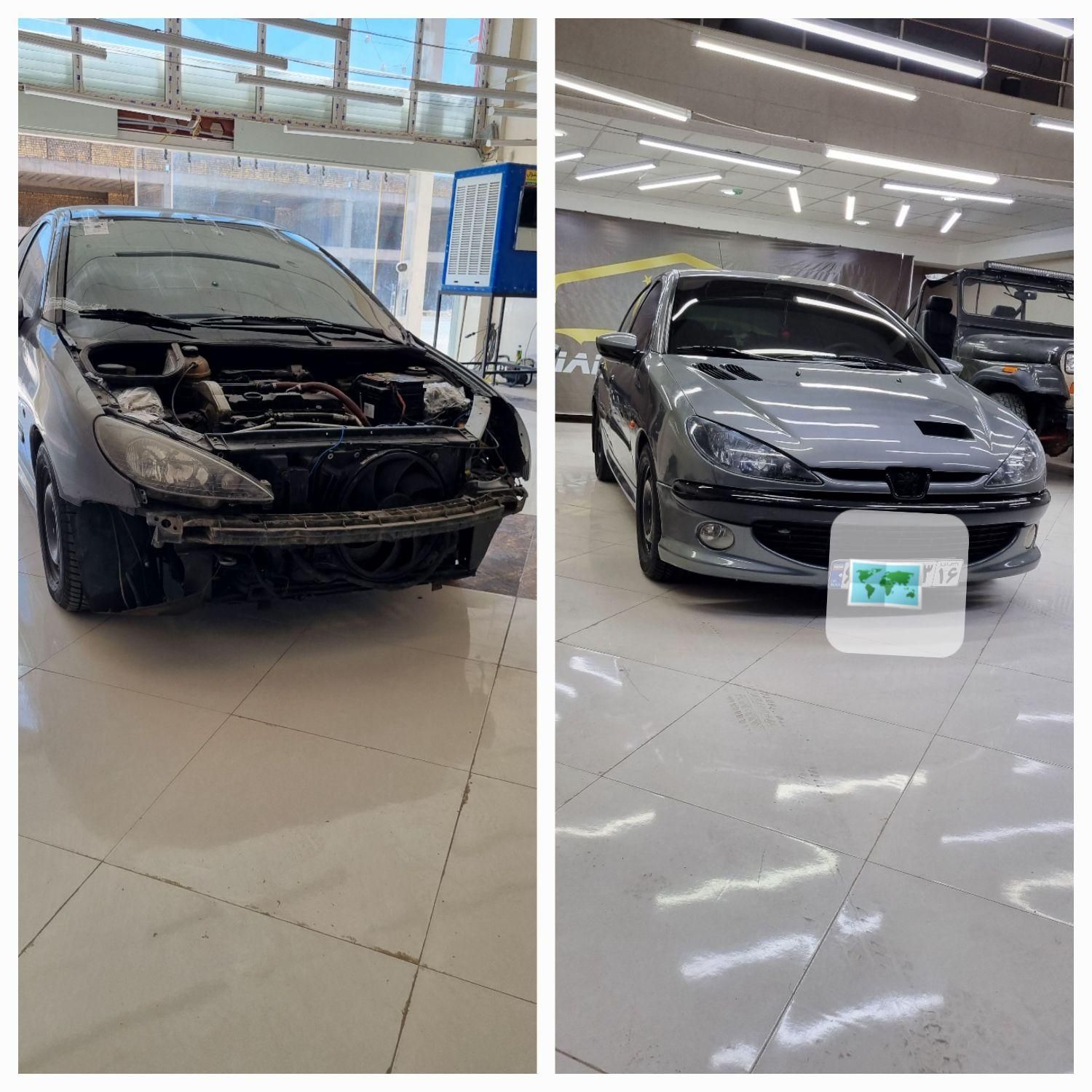 بازسازی کامل خودرو،سرامیک واکس وپولیش|خدمات موتور و ماشین|قم, نخودی|دیوار