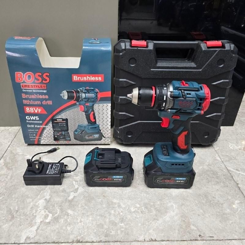 دریل شارژی ۸۸ ولت موتور براشلس باس|ابزارآلات|بندرعباس, |دیوار