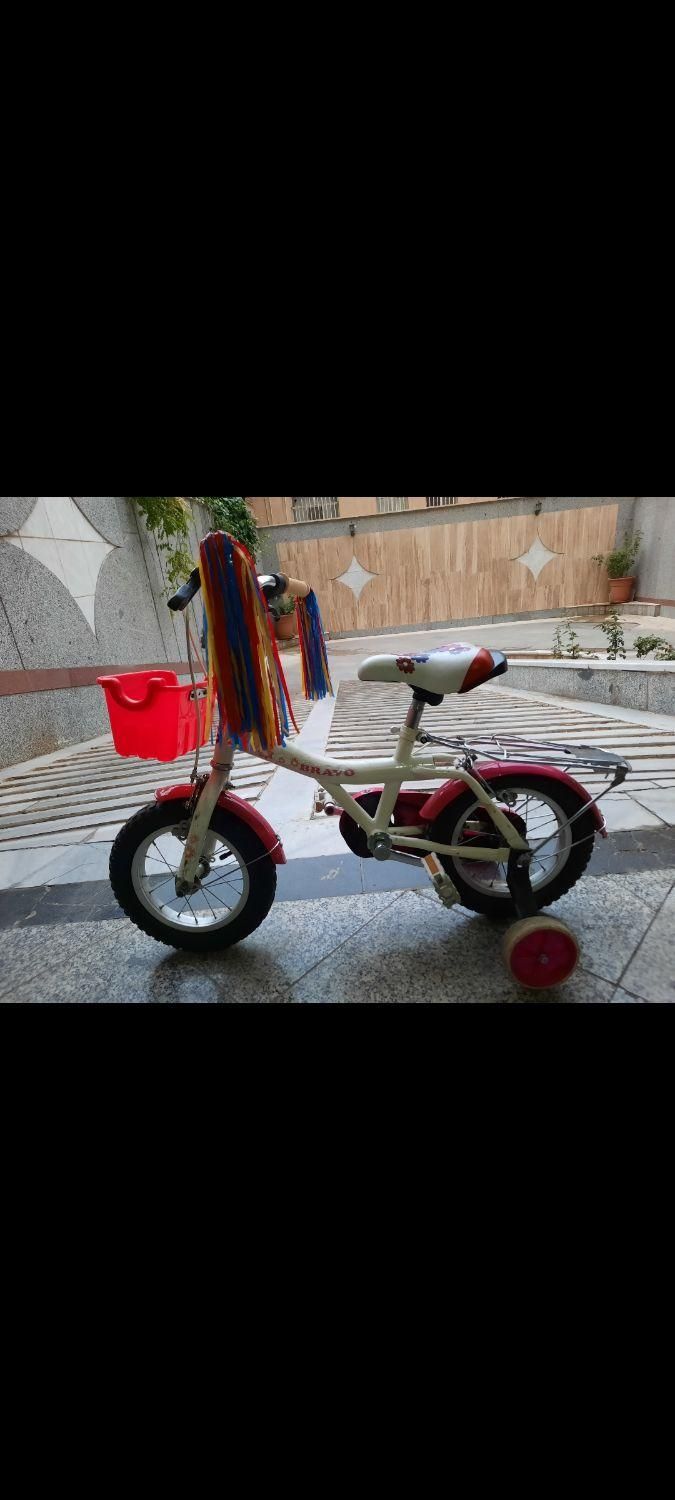 دوچرخه دخترانه صورتی ۱۶ مناسب تا ۷ سال|دوچرخه، اسکیت، اسکوتر|تهران, جنت‌آباد جنوبی|دیوار