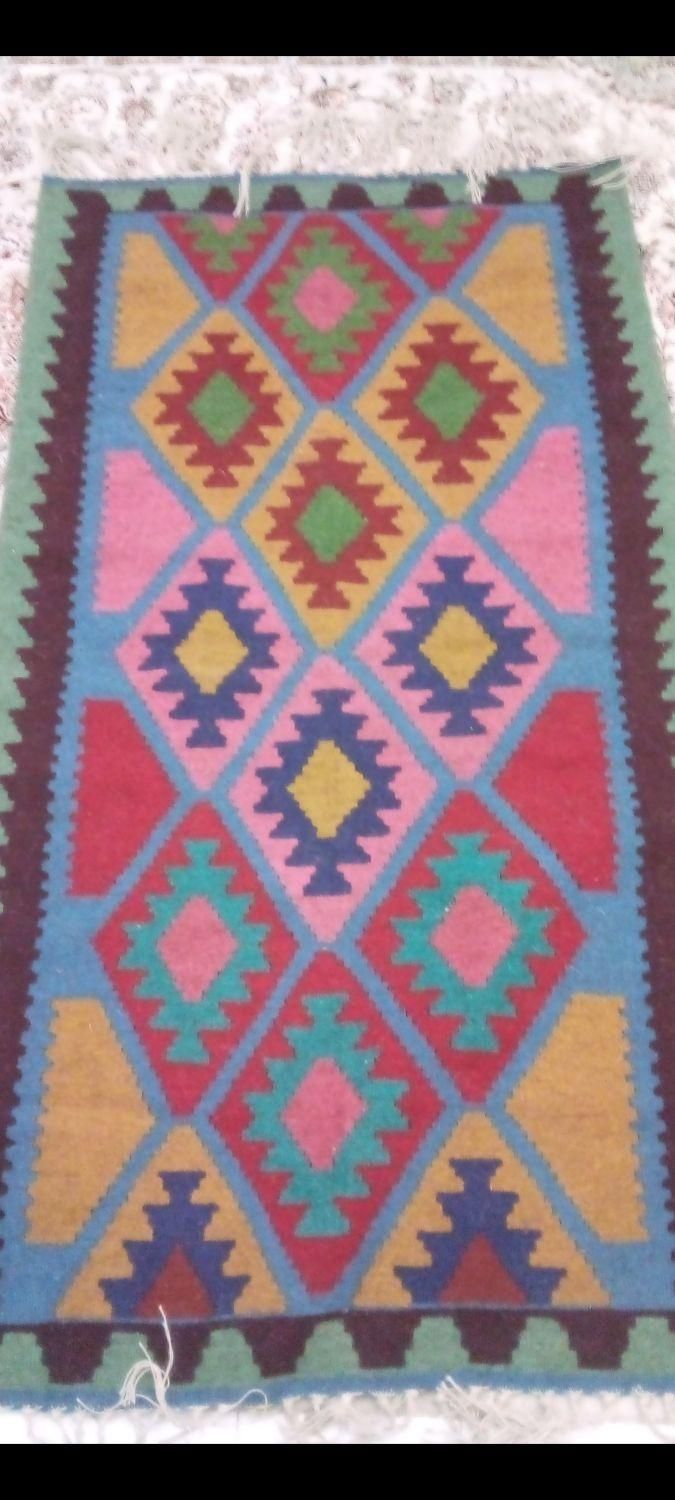 گلیم دست بافت .تلفیق هنر|گلیم، جاجیم، گبه|فردیس, منظریه|دیوار