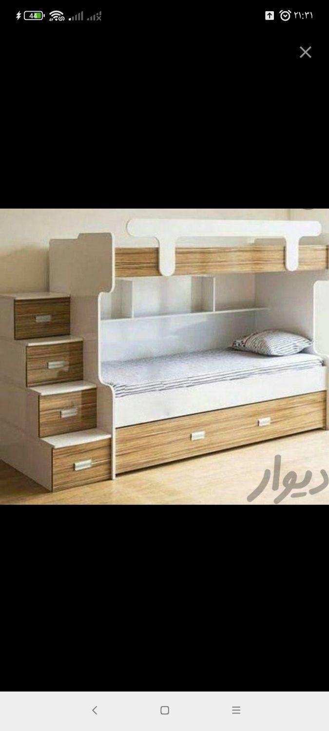 تخت دو طبقه|تخت و سرویس خواب|مشهد, شهرک رازی (شهرک غرب)|دیوار