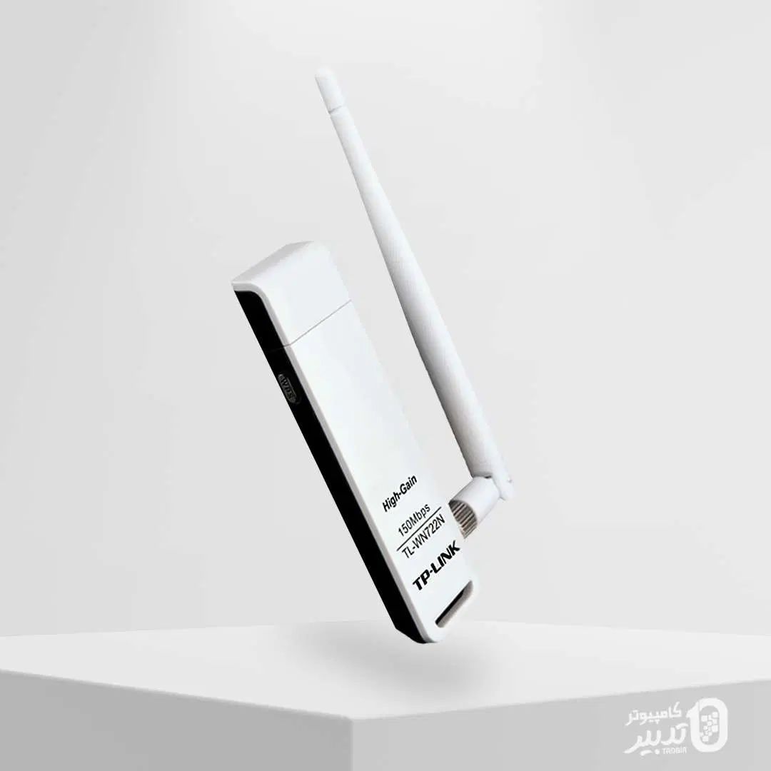 کارت شبکه USB و بی‌سیم تی پی-لینک مدل TL-WN۷۲۲N|مودم و تجهیزات شبکه|تهران, اقدسیه|دیوار