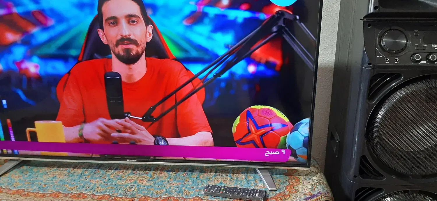 تلویزیون ۵۵اینچ ال ای دی هایسنس، اسمارت تی وی|تلویزیون و پروژکتور|فریدون‌کنار, |دیوار