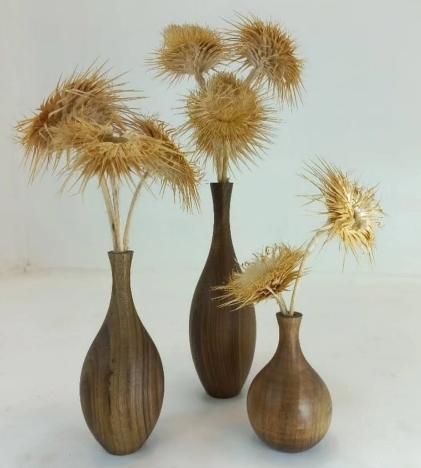 گلدان چوبی|صنایع دستی و سایر لوازم تزئینی|اصفهان, کارلادان|دیوار