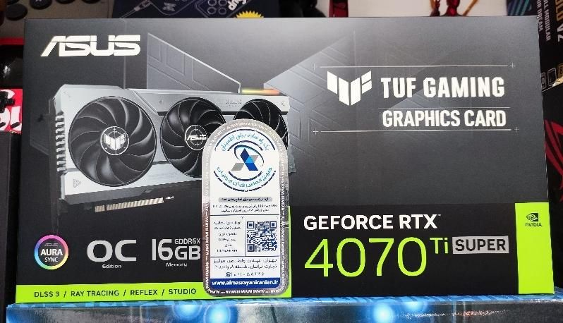 ASUS TUF RTX 4070 TI SUPER 16G با گارنتی اصلی|قطعات و لوازم جانبی رایانه|تهران, یوسف‌آباد|دیوار