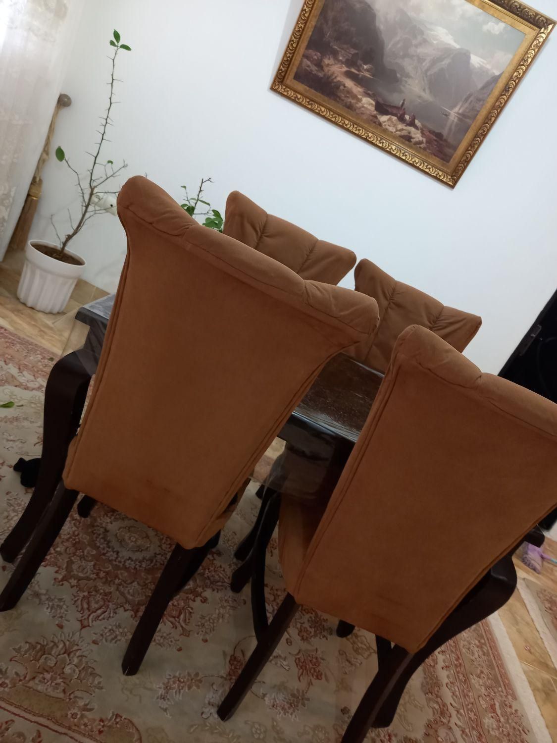 میزغذاخوری طرح چوب|میز و صندلی غذاخوری|ارومیه, |دیوار