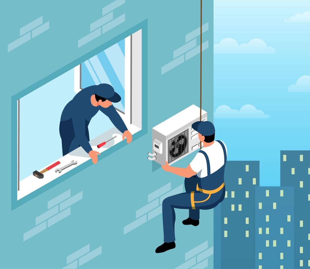 نصب و تعمیرات کولر گازی و داکت اسپلیت و یخچال|خدمات پیشه و مهارت|یزد, |دیوار