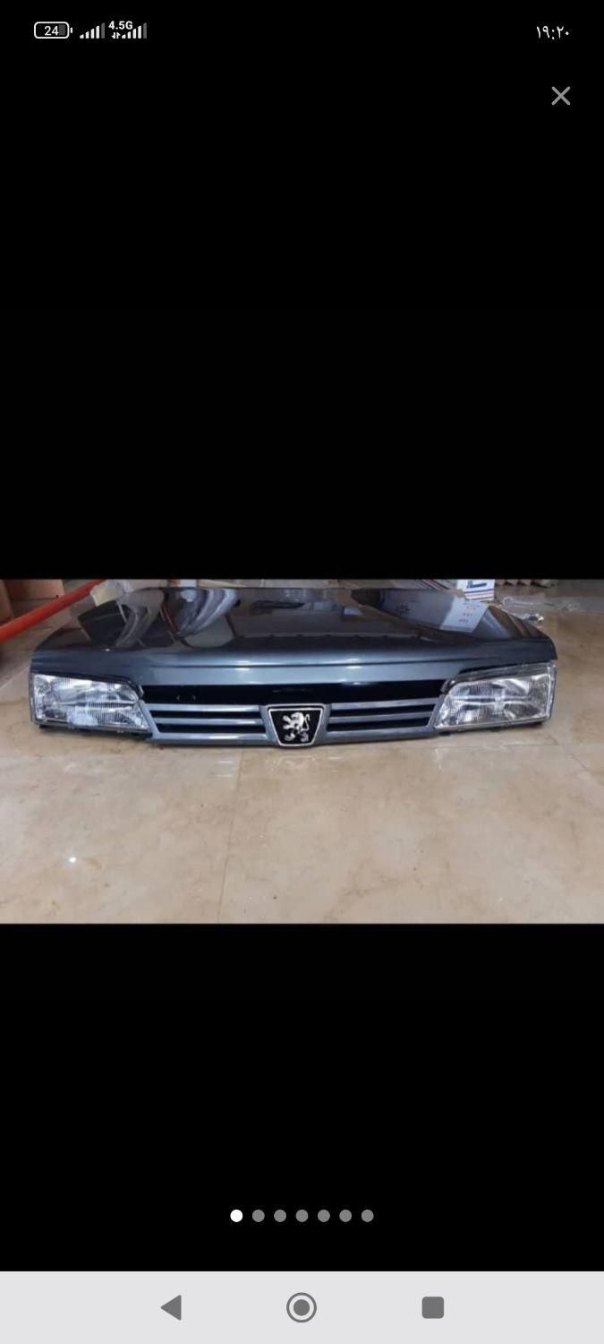 کاپوت۴۰۵گلگیرچراغ درب موتور 405روآسینی فن سپر|قطعات یدکی و لوازم جانبی|قم, بلوار امین و ساحلی|دیوار
