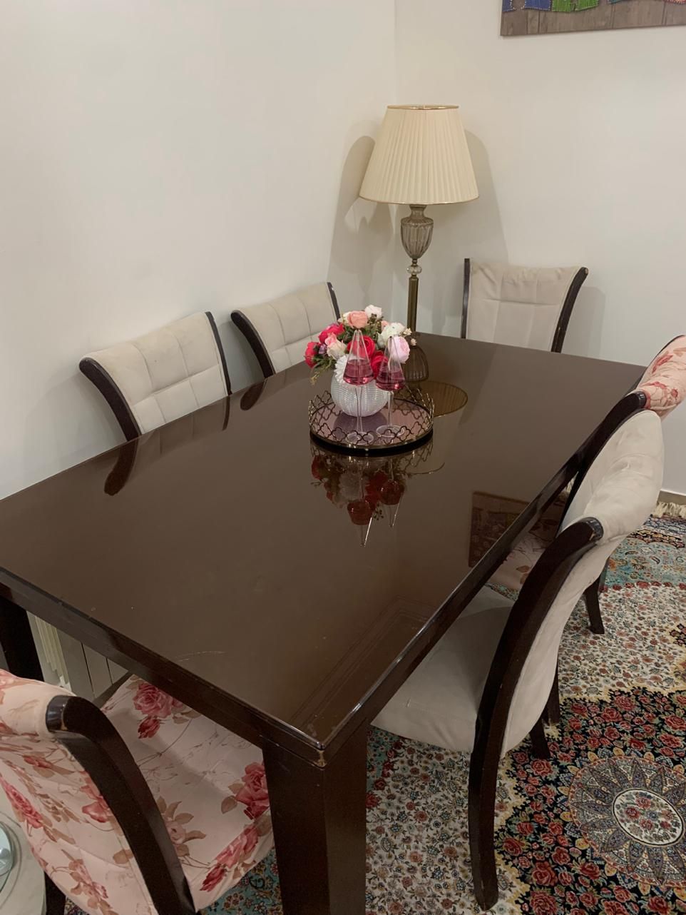 ست ۶ نفره ناهار خوری تمام چوب|میز و صندلی غذاخوری|تهران, نارمک جنوبی|دیوار