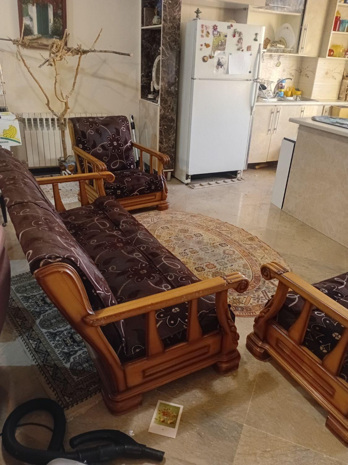 مبل چوبی (راش)|مبلمان خانگی و میز عسلی|تهران, زنجان|دیوار