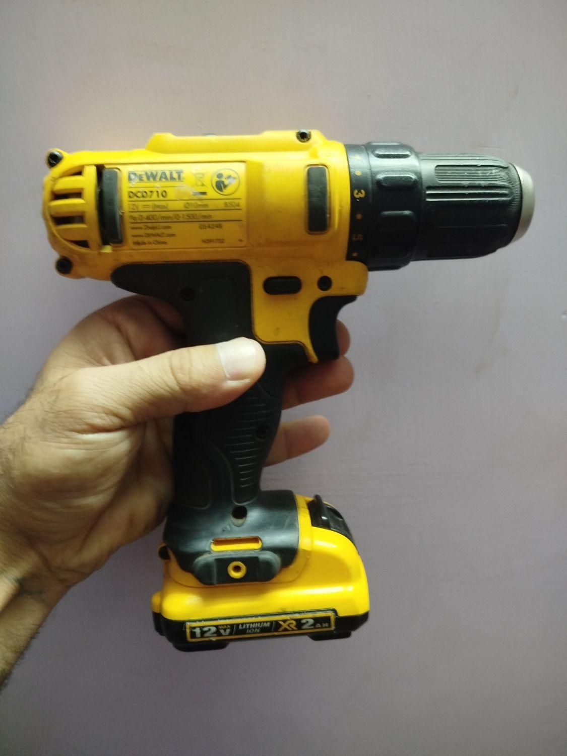 دریل شارژی لیتیوم DCD710D2 دیوالت|ابزارآلات|شاهین‌شهر, شهرک هشت بهشت|دیوار