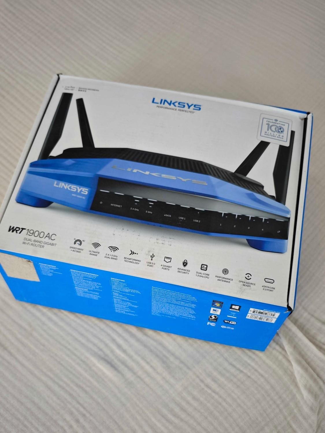 روتر Linksys 1900ac V2 + به همراه OpenWrt|مودم و تجهیزات شبکه|تهران, آبشار|دیوار