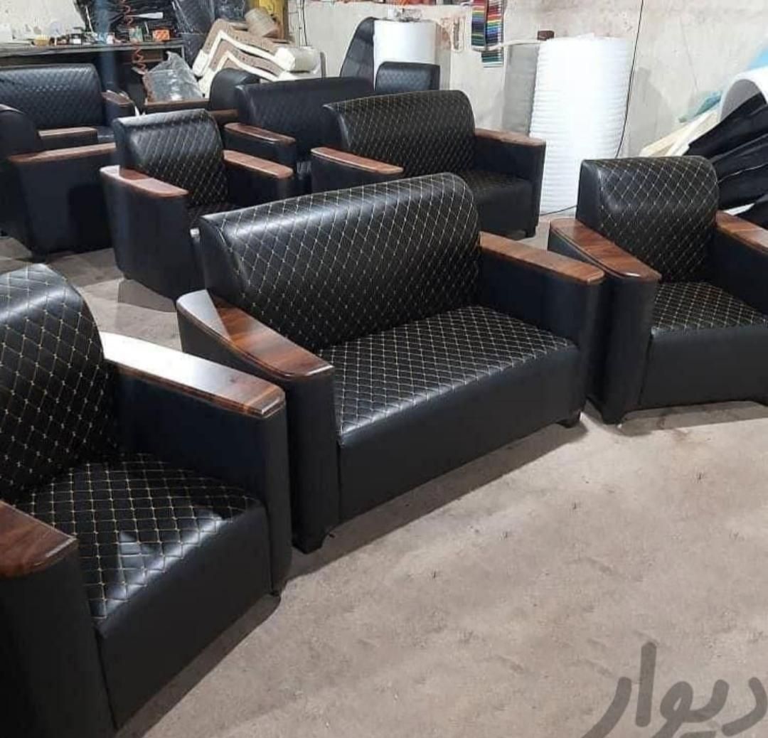 نیم ست اداری/چرم آلگرو/مبلمان اداری|دفتر کار|تهران, یافت آباد جنوبی|دیوار