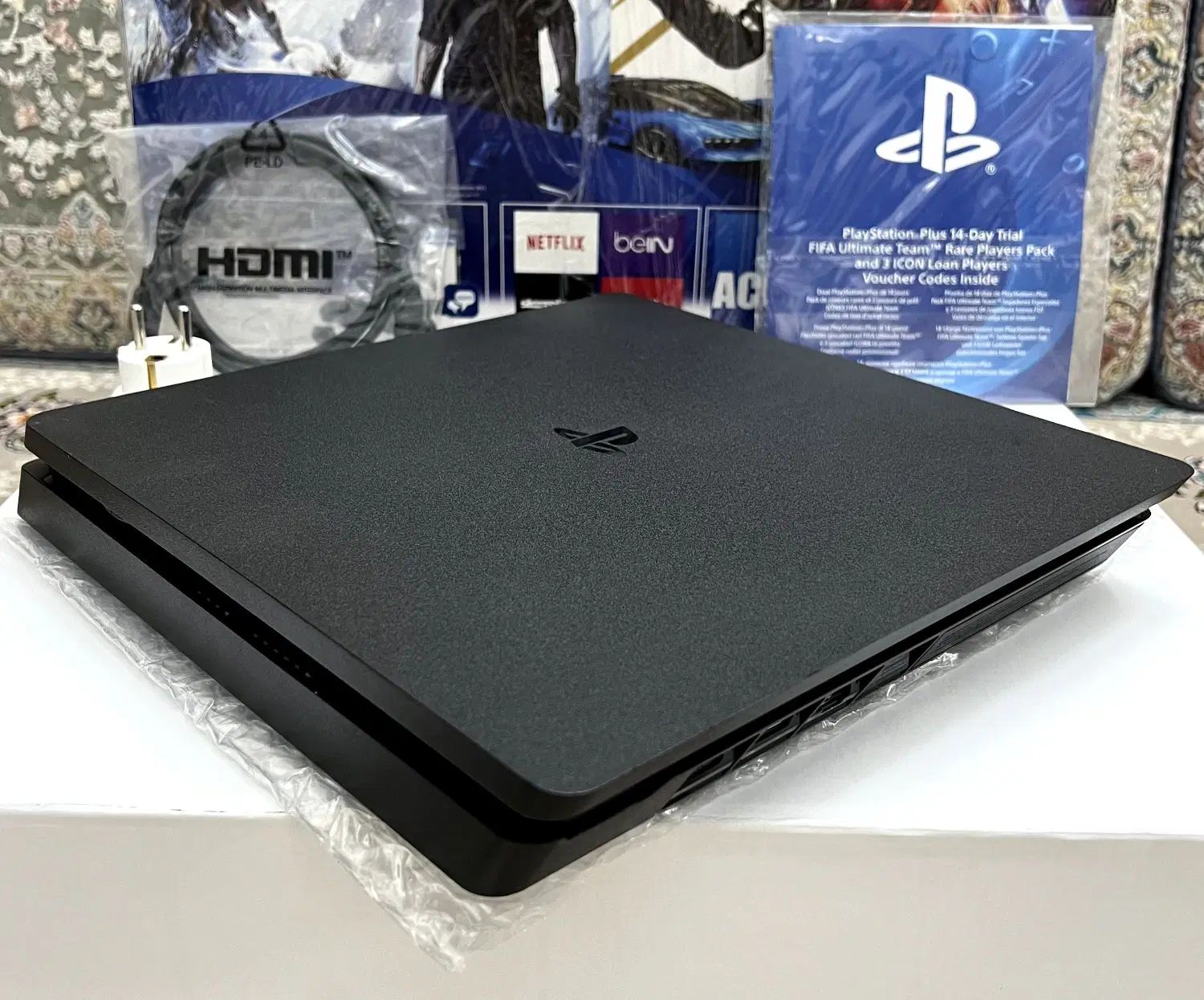 اسلیم آکبند/2دسته/25بازی/پلی استیشن PS4 Slim/نو نو|کنسول، بازی ویدئویی و آنلاین|اسلام‌شهر, شهرک قائمیه|دیوار
