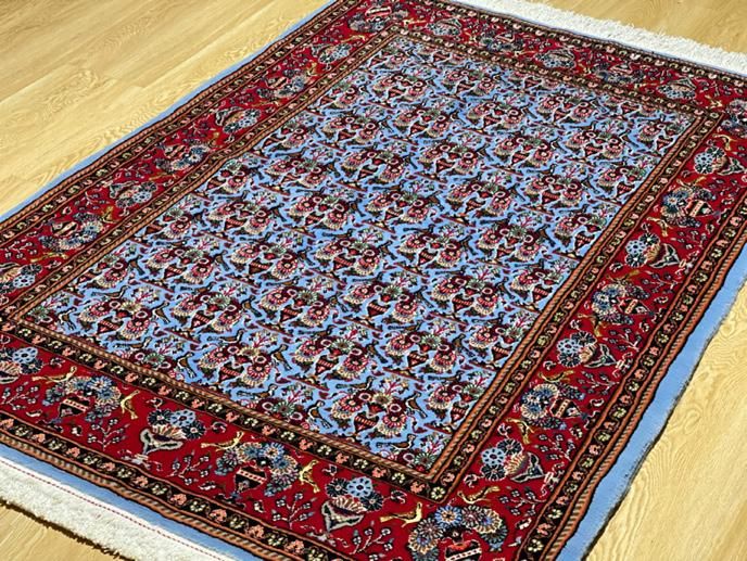 ذرع نیم گل ابریشم طرح ظل السلطان کاشان|فرش|تهران, سلسبیل جنوبی|دیوار